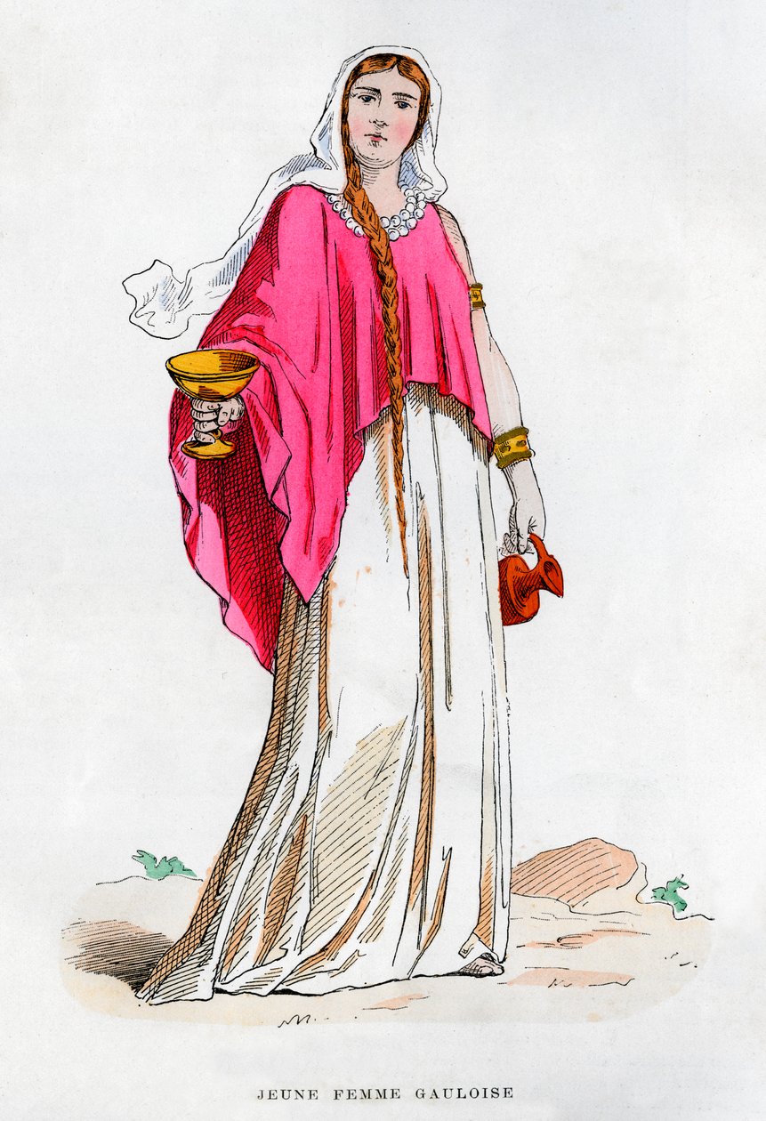 Mladá žena Galie, 1882-1884 od Unbekannt