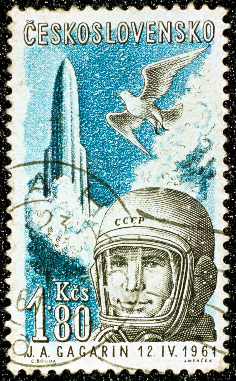 Jurij Gagarin, sovětský ruský kosmonaut, 1961 od Unbekannt