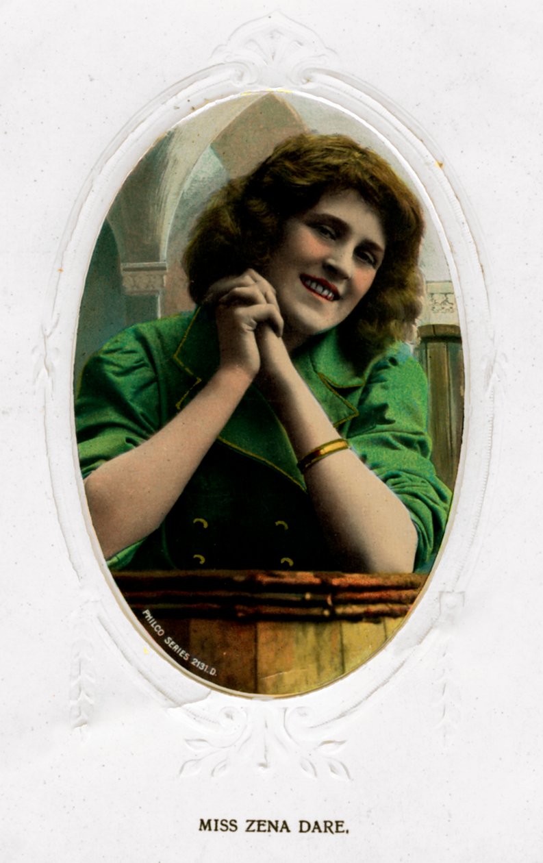 Zena Dare 1887-1975, anglická herečka, začátek 20. století od Unbekannt