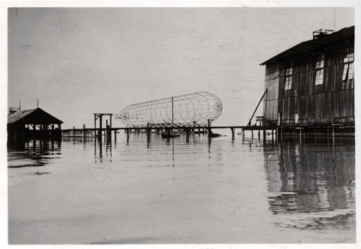Zeppelin LZ 6 ve výstavbě, Německo, 1909 1933 od Unbekannt