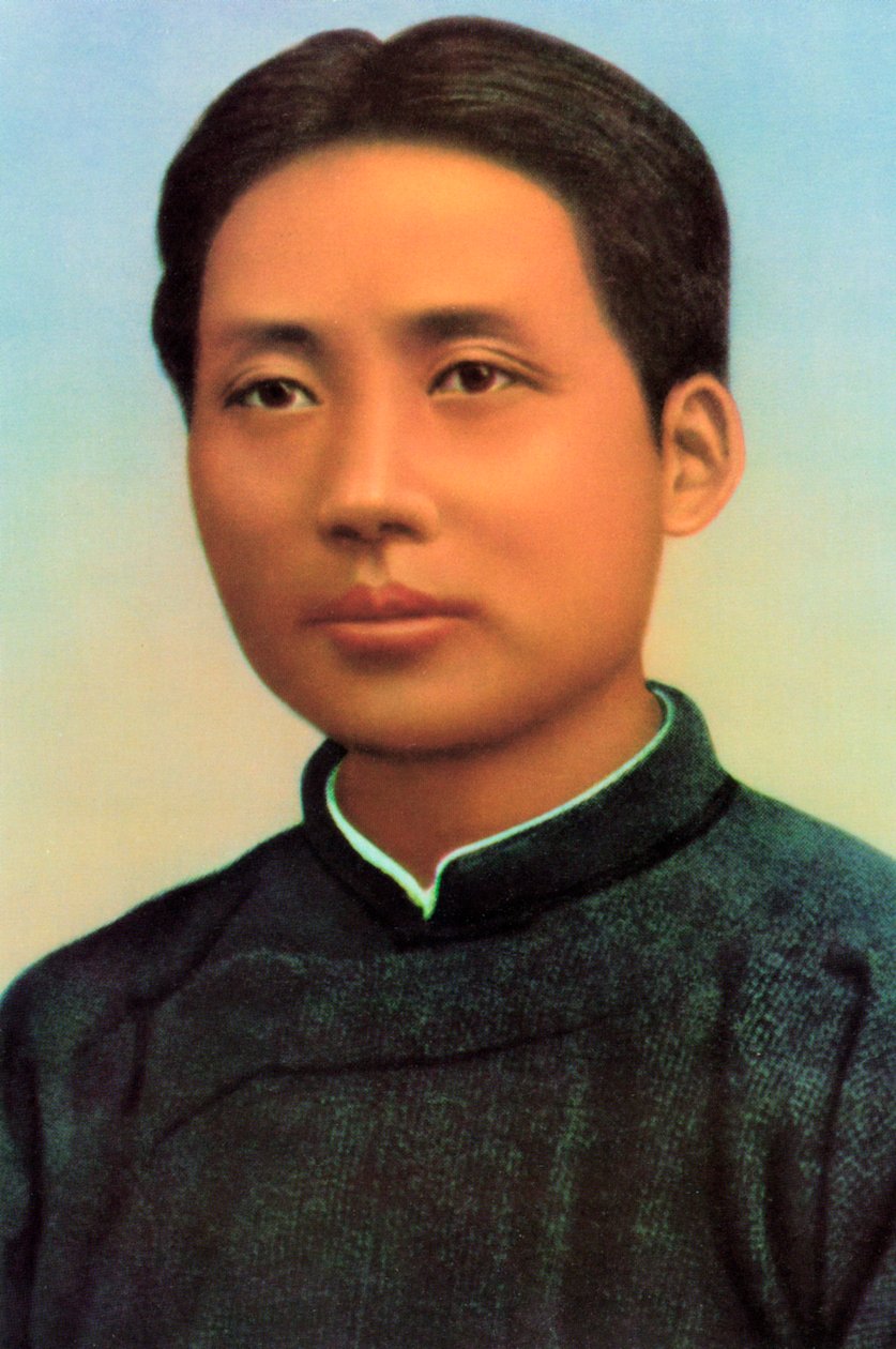 Zhou Enlai, první premiér Čínské lidové republiky, jako mladý muž, 20. léta 20. století od Unbekannt