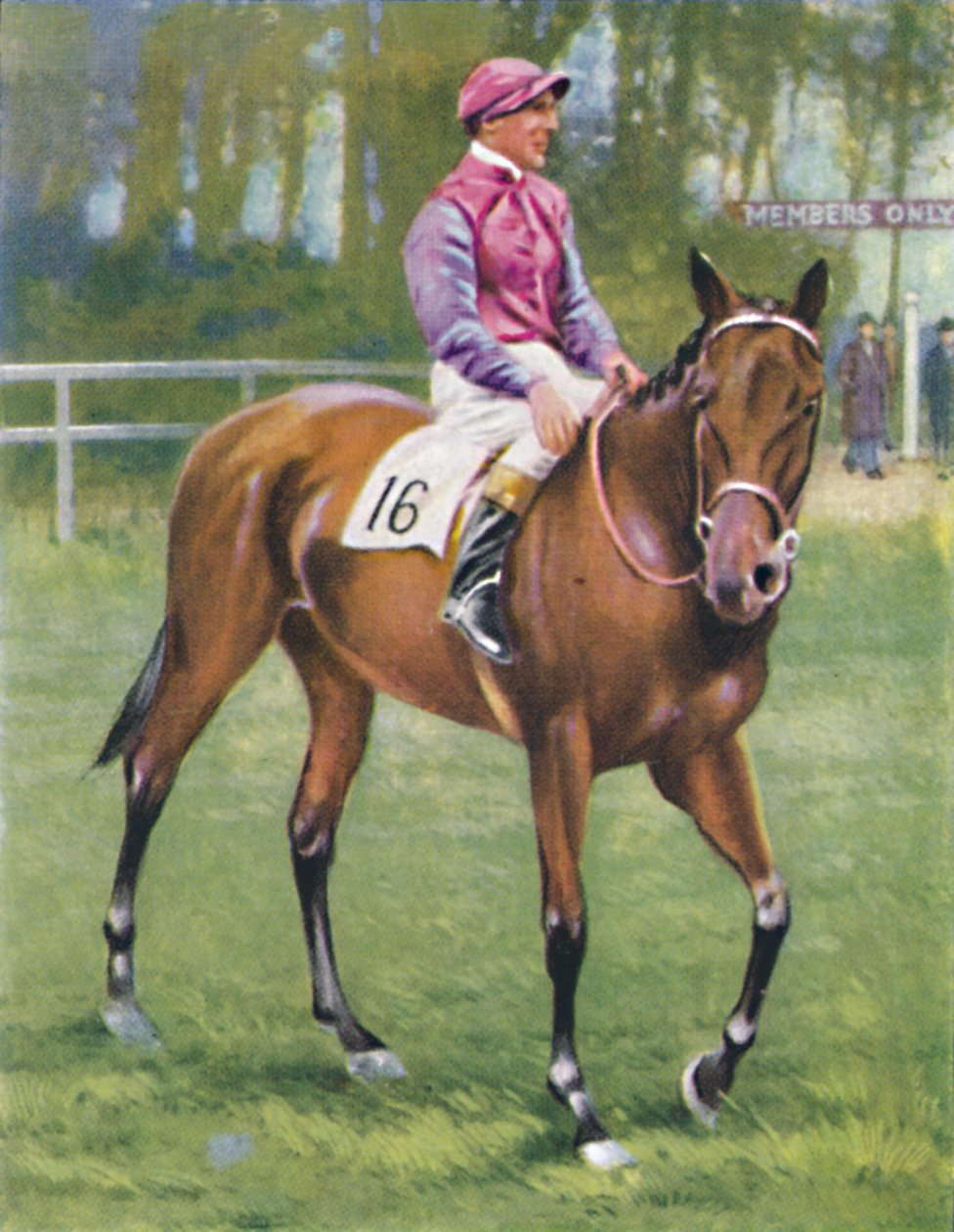 Zoltan, žokej: M. Beary, 1939 od Unbekannt