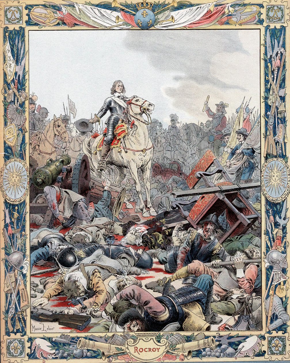 duc dEnghien vedoucí francouzské vítězství nad Španělskem, třicetiletá válka, 1643 c1880 od Unbekannt
