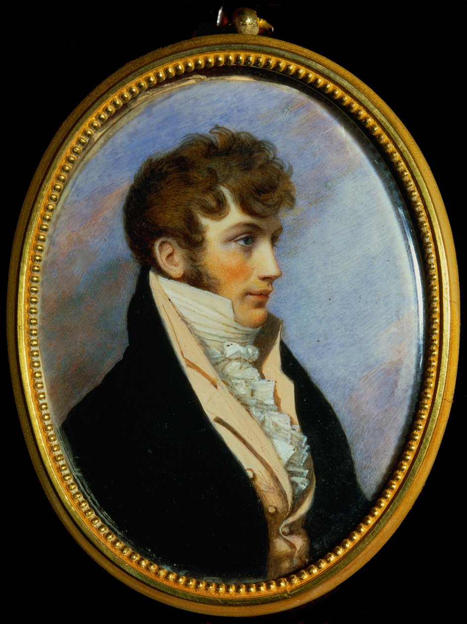 Benjamin Bathurst (1784-1809) (záhadně zmizel mezi Berlínem a Hamburkem, když cestoval s depešemi z Vídně). od Unbekannt Unbekannt
