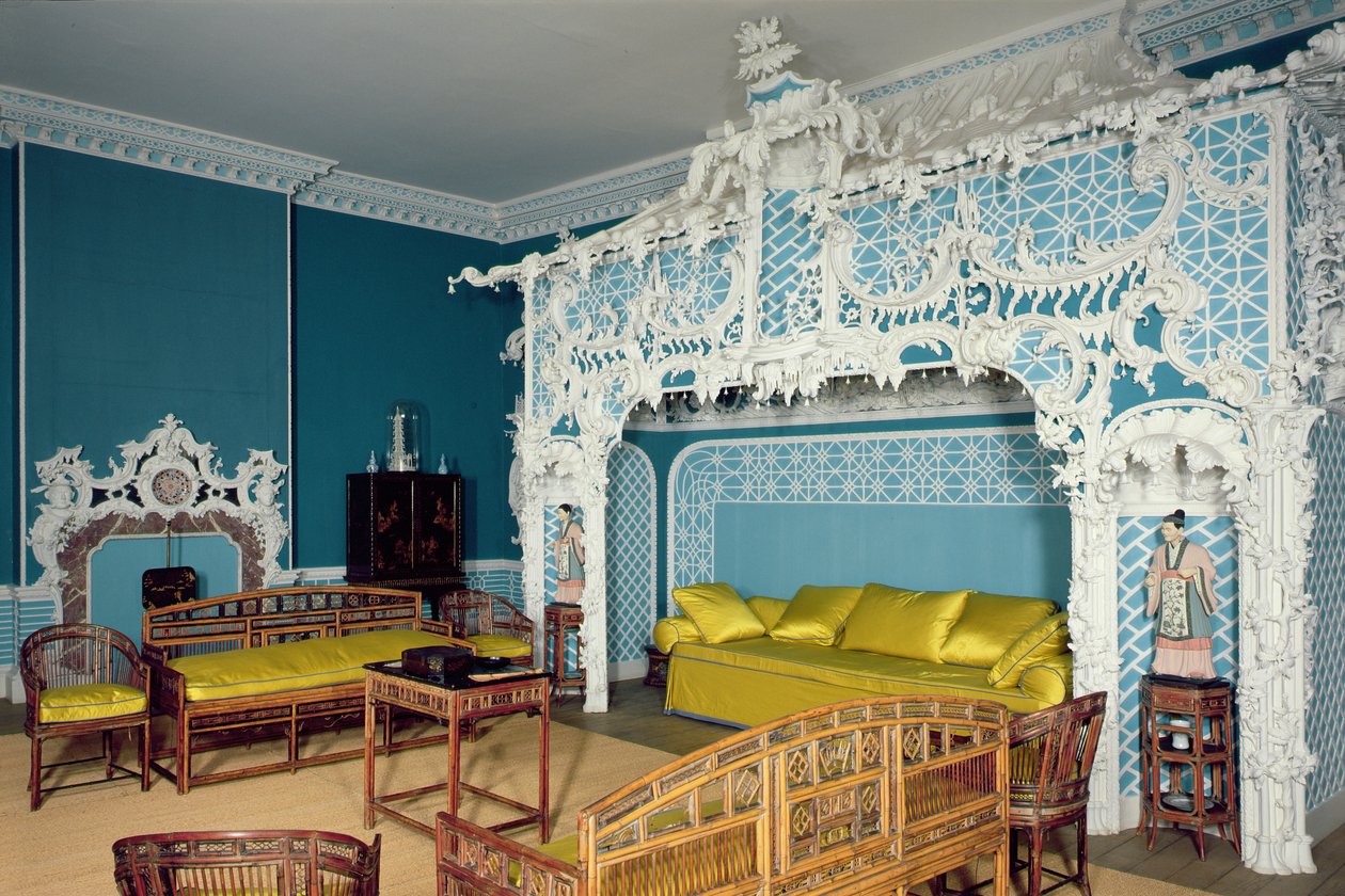 Čínský pokoj, Claydon House, Buckinghamshire od Unbekannt Unbekannt