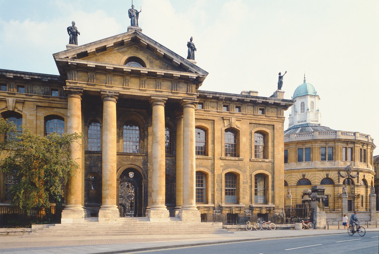 Clarendon Building, Oxford, postavený v roce 1713 od Unbekannt Unbekannt