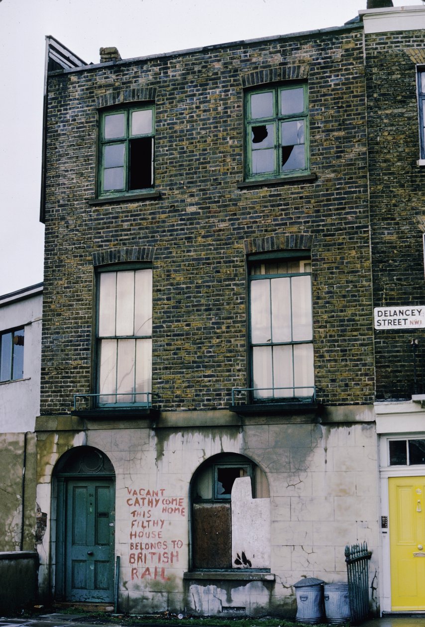 Opuštěný dům, Camden Town, 1967 od Unbekannt Unbekannt