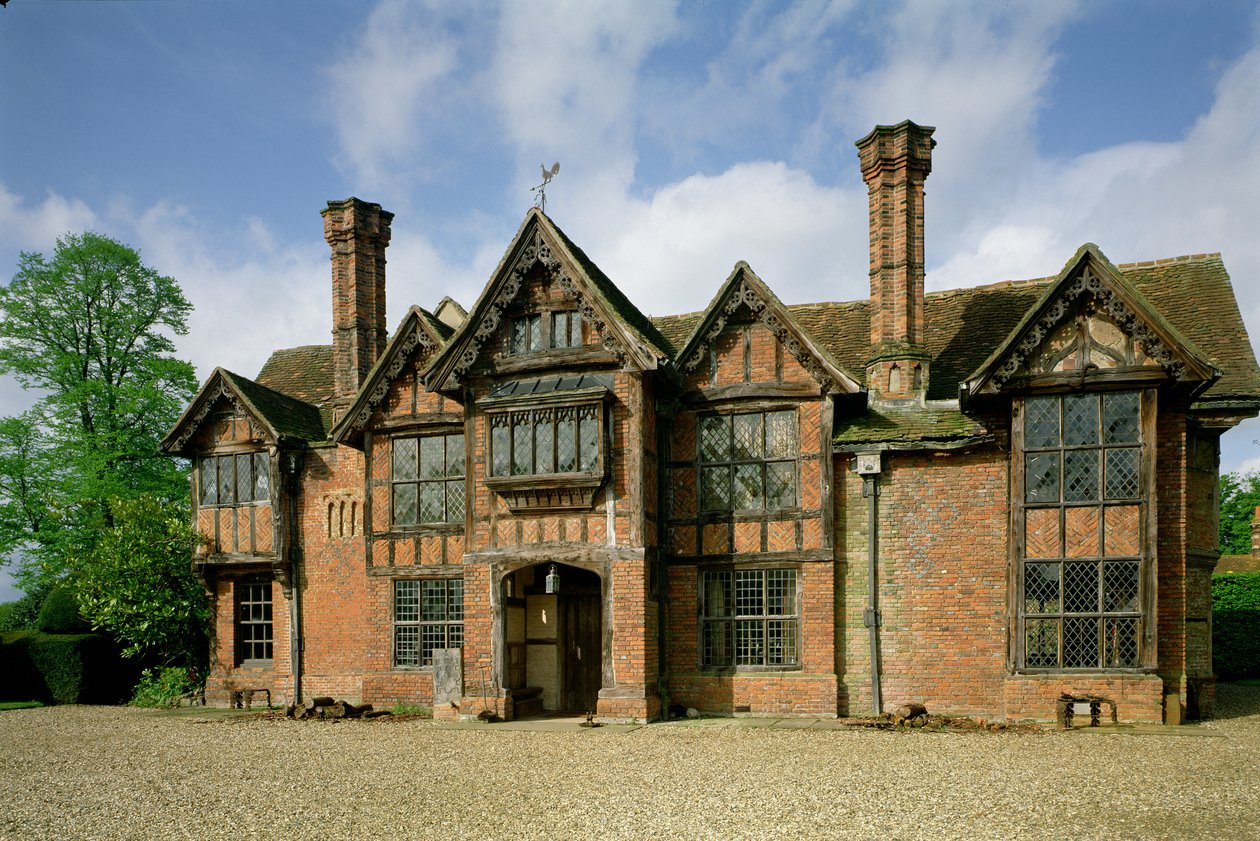 Dorney Court pocházející původně z roku 1500, anglická škola, Dorney, poblíž Windsoru, Berkshire, Spojené království od Unbekannt Unbekannt