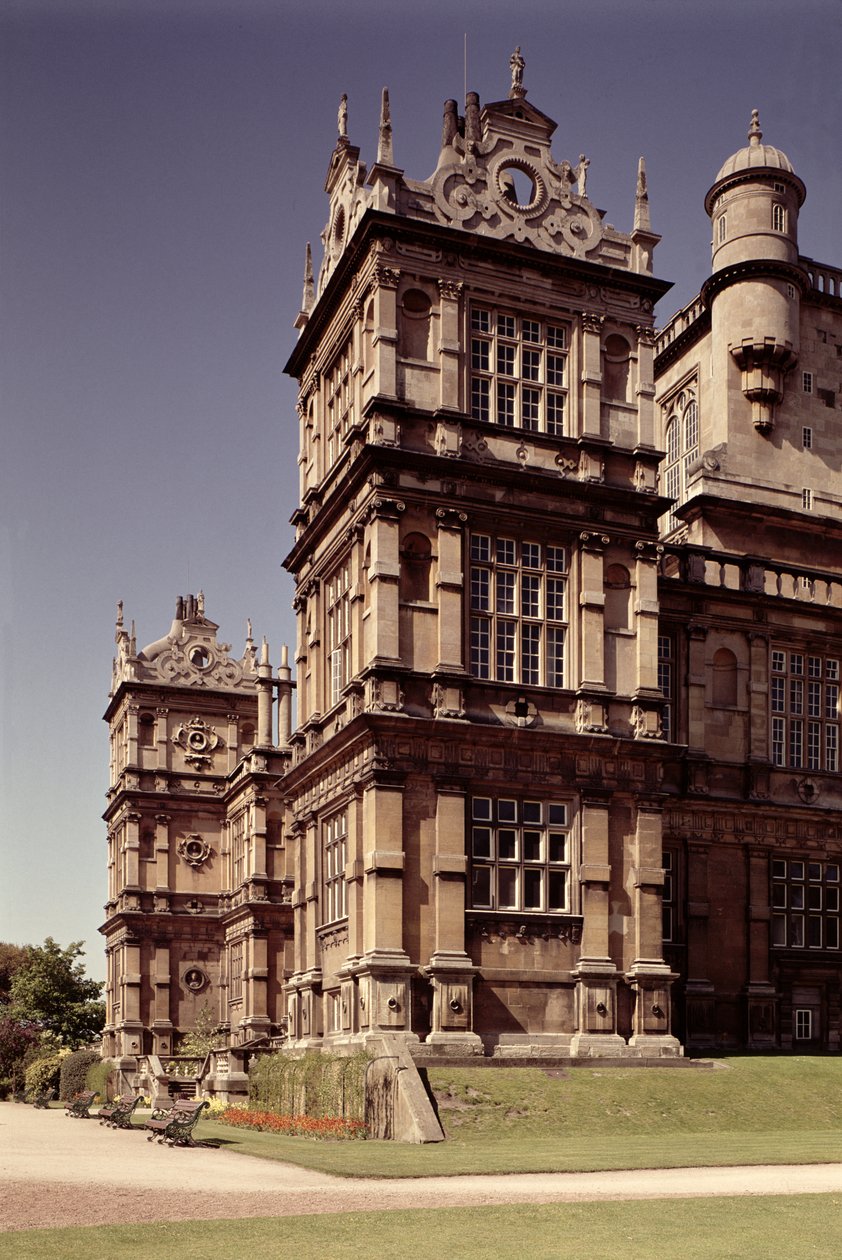 Vnější pohled, Wollaton Hall, Nottingham od Unbekannt Unbekannt