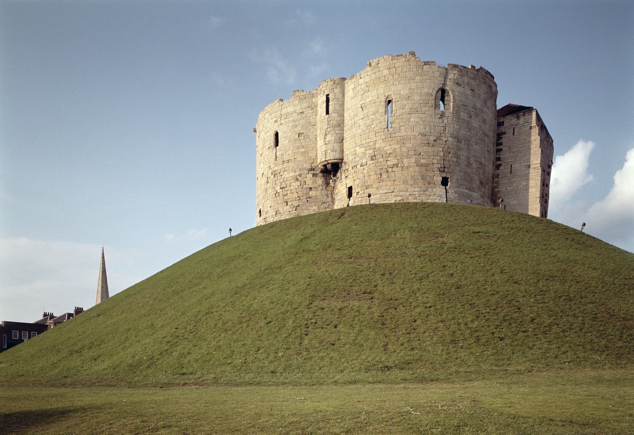 Vnější pohled na Cliffords Tower, York, North Yorkshire od Unbekannt Unbekannt