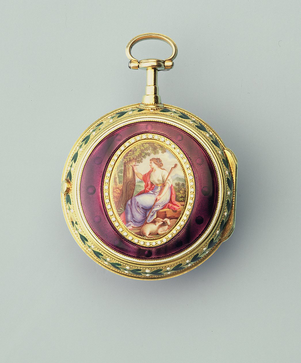 Zlaté a smaltované cylindrové hodinky s konzulárním pouzdrem, Thomas Grignion and Son, 1777 od Unbekannt Unbekannt