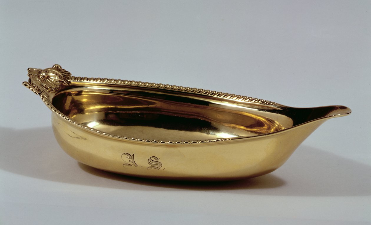 Gold pap-boat, John Lamb, Londýn, 1816 od Unbekannt Unbekannt