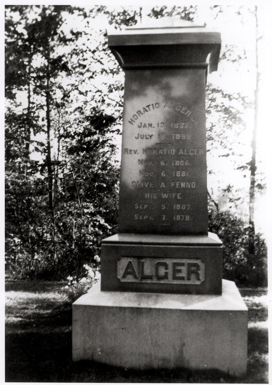 Hrob Horatio Algera v Natick, Massachusetts (undw foto) od Unbekannt Unbekannt