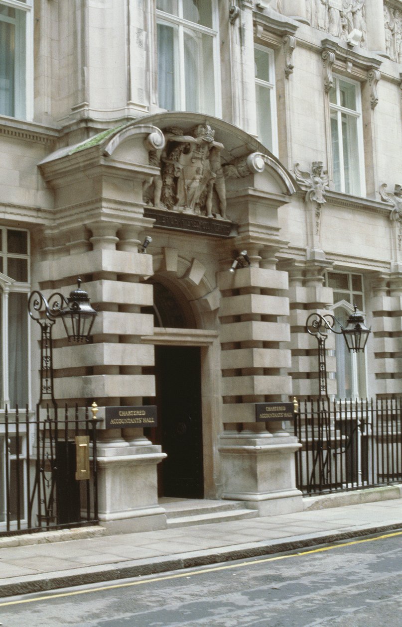 Institut autorizovaných účetních, Moorgate Place, Londýn EC2 od Unbekannt Unbekannt