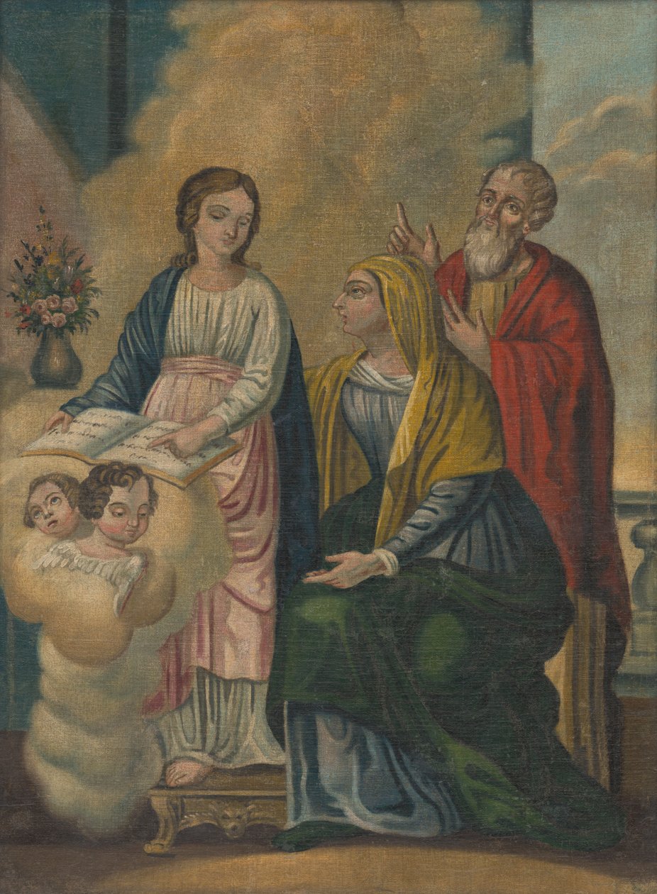 Panna Maria, sv. Anna, sv. Joachim od Unbekannt Unbekannt