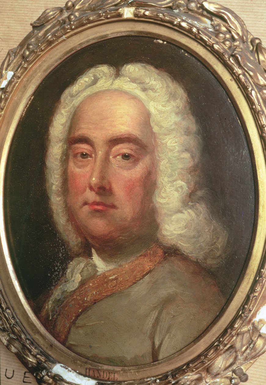 Portrét George Fredericka Händela (1685-1759) od Unbekannt Unbekannt