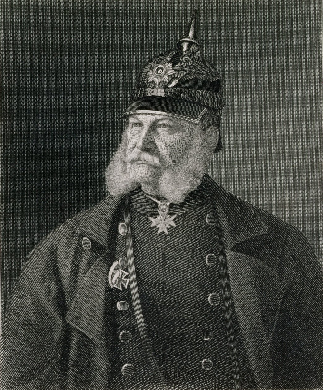 Portrét Viléma I. (1797-1888) pruského krále a německého císaře, vyryl ho hospodský William Holl (1807-71). od Williama Mackenzieho od Unbekannt Unbekannt