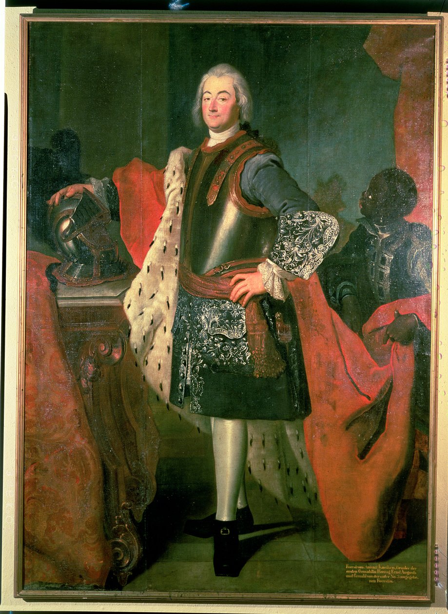 Princ Leopold von Anhalt-Kothen (1694-1728), patron Bacha od 1717-23 od Unbekannt Unbekannt