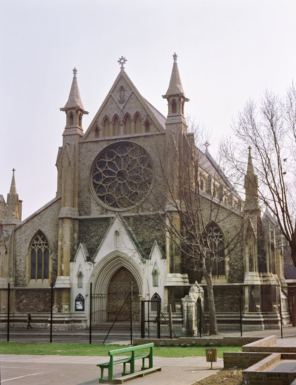 R.C. Kostel sv. Anny, Limehouse, navržený Gilbertem Blountem, 1855 a 1894 od Unbekannt Unbekannt