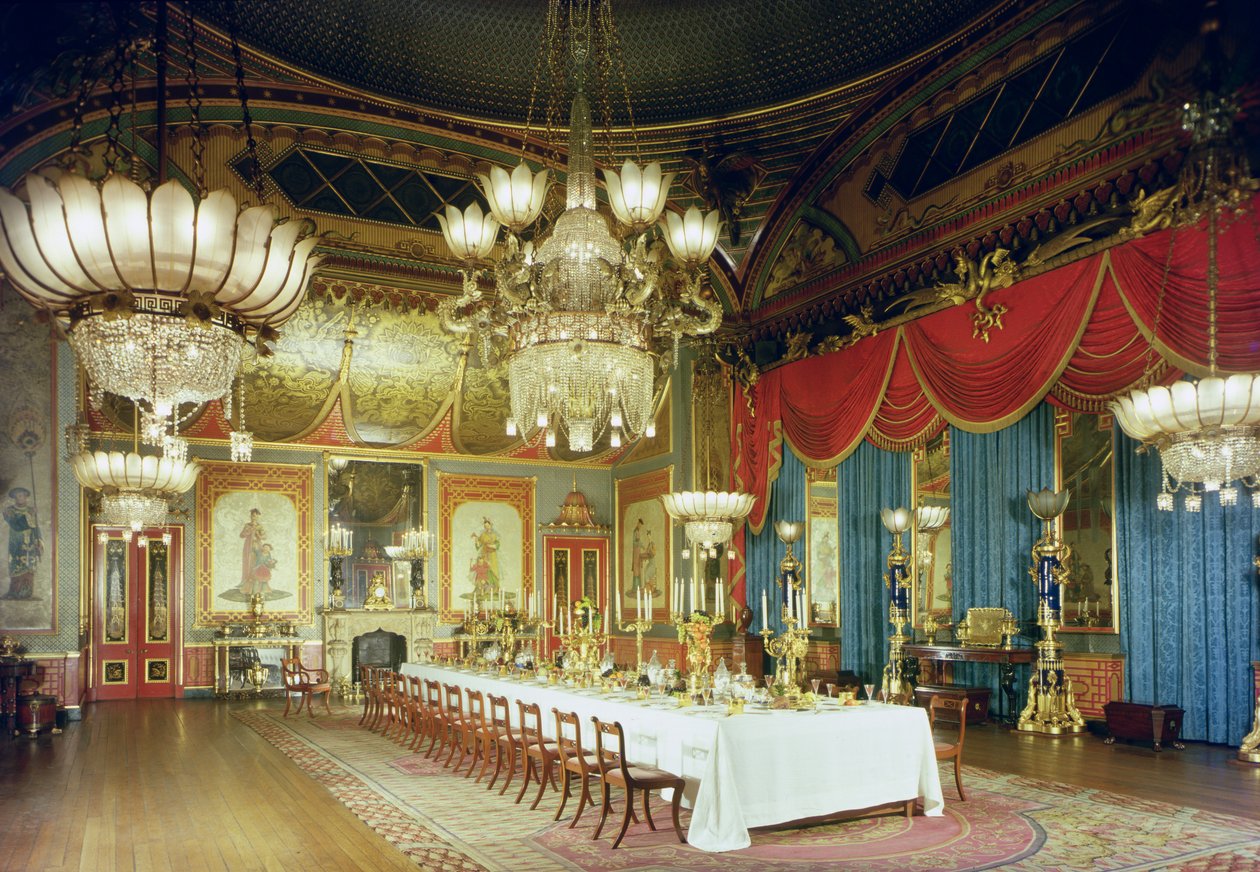 Royal Pavilion, The Banqueting Room, 1815-23, Brighton, East Sussex, UK od Unbekannt Unbekannt