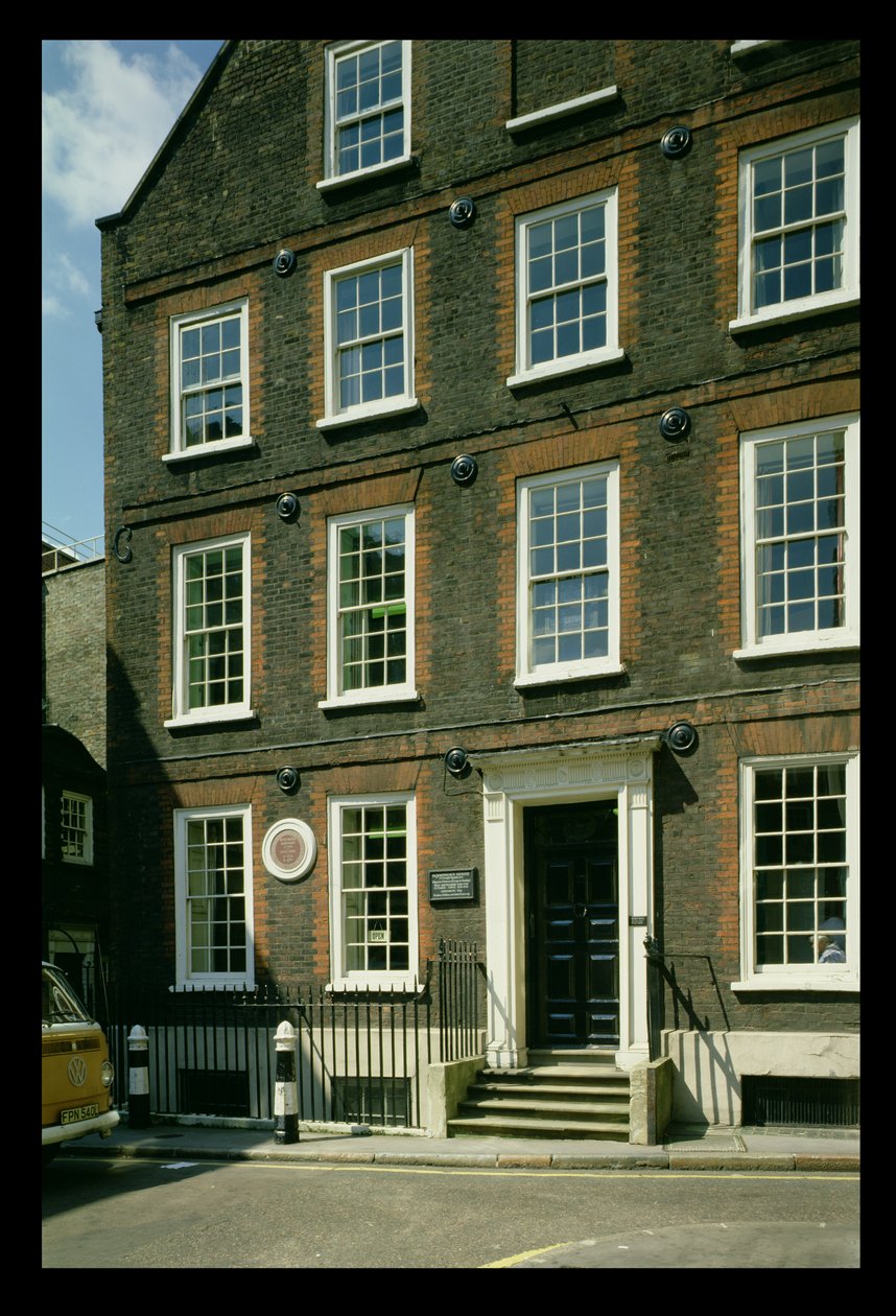 Samuel Johnsons House, City of London, postavený v roce 1700 od Unbekannt Unbekannt