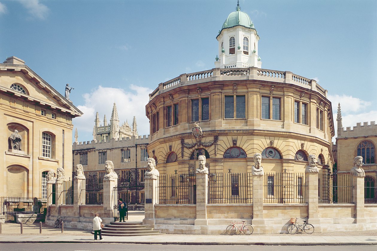 Sheldonian Theatre, Oxford, postavený v letech 1662-63 od Unbekannt Unbekannt