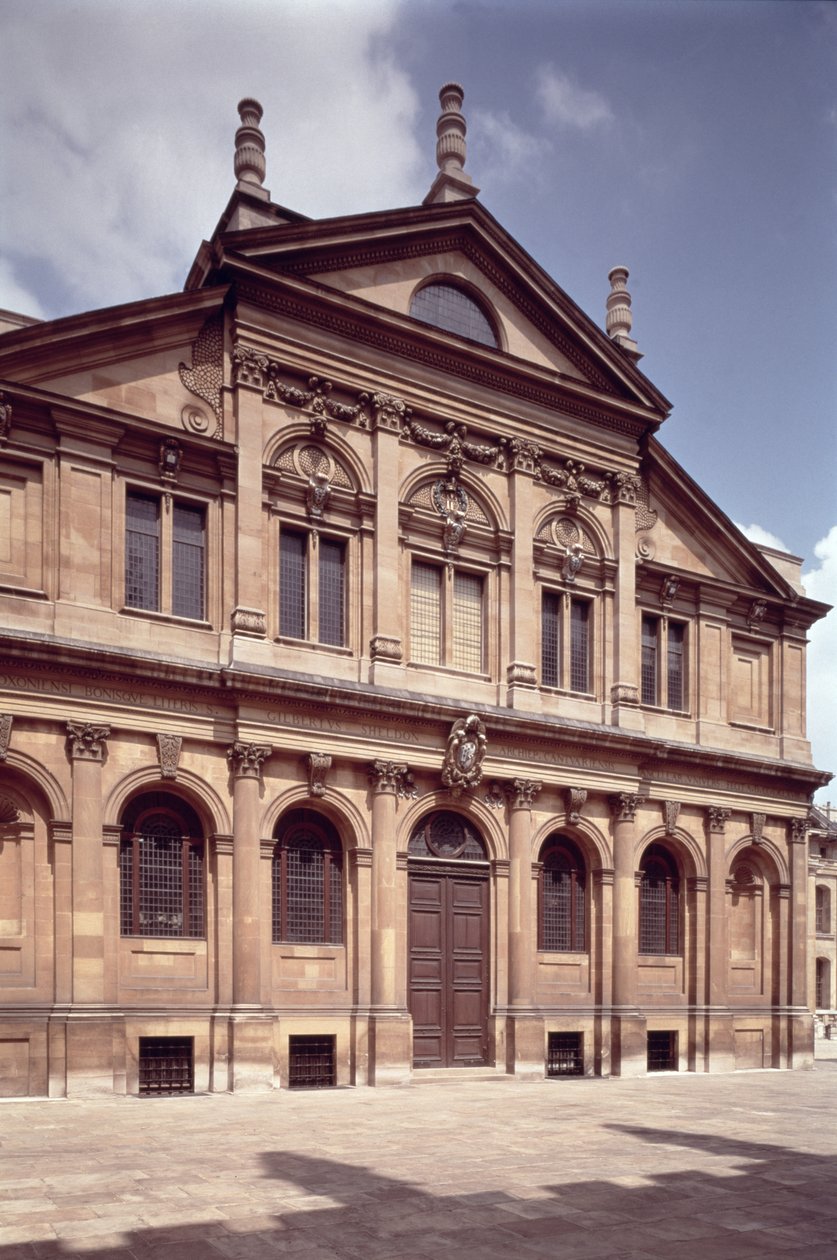 Sheldonian Theatre, Oxford, postavený v letech 1662-63 od Unbekannt Unbekannt
