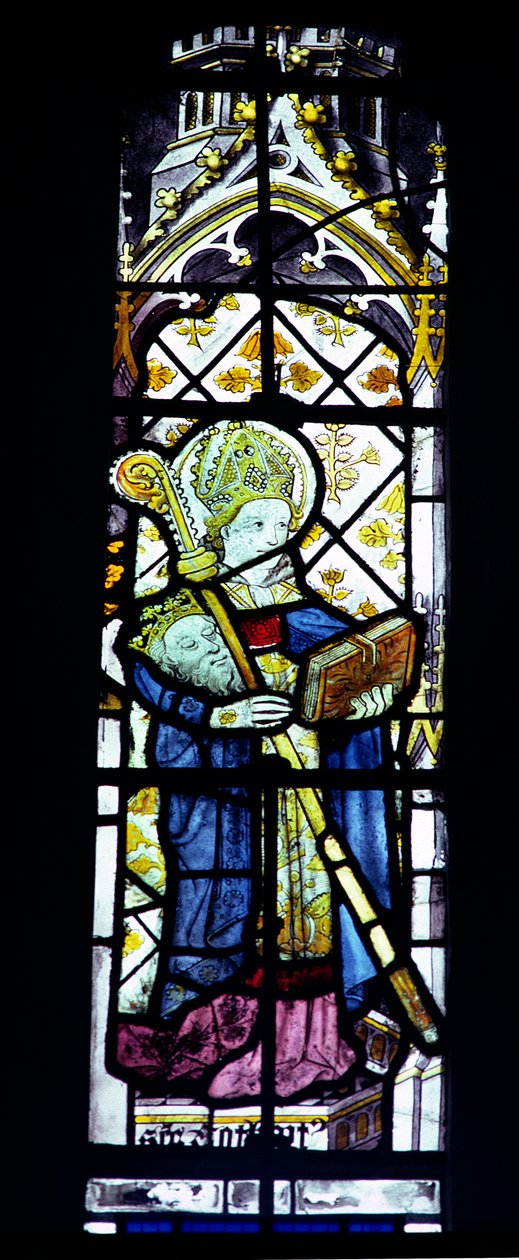 St. Cuthbert s hlavou krále Oswalda, Britové, 15. století od Unbekannt Unbekannt