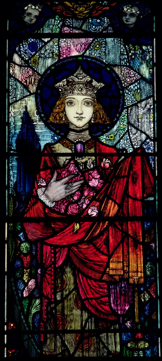 Svatá Alžběta Maďarská, Harry Clarke z Dublinu (1889-1931) od Unbekannt Unbekannt