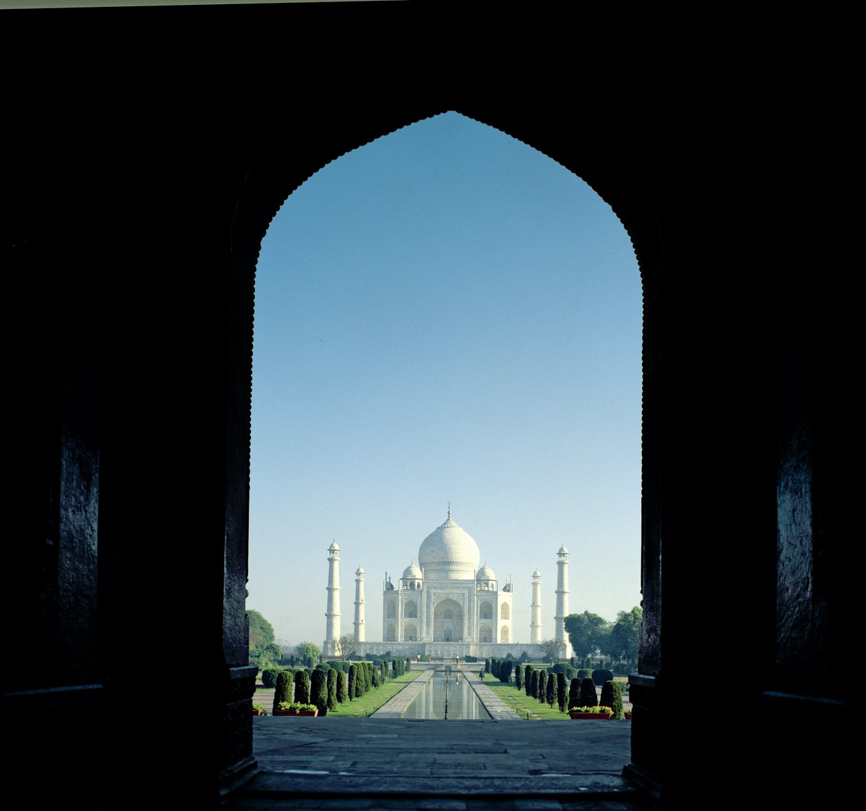 Taj Mahal, Agra, postavený v roce 1647 od Unbekannt Unbekannt