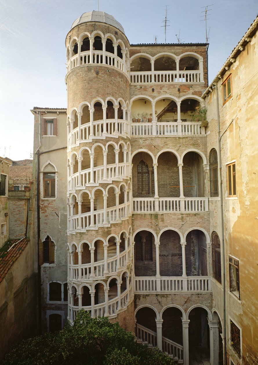 Schodiště Bovolo z Palazzo Contarini dal Bovolo od Unbekannt Unbekannt