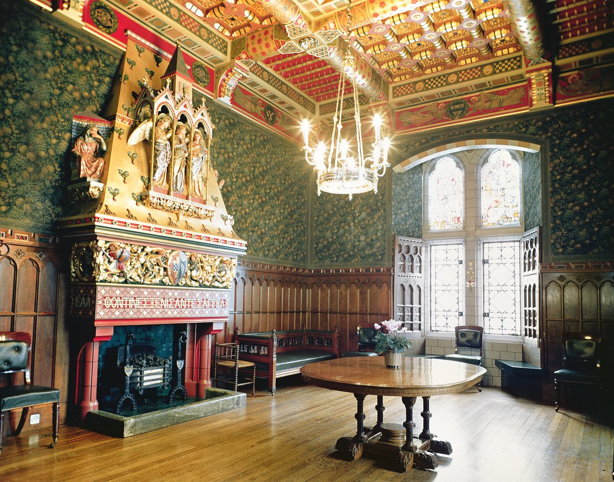 Jídelna, Cardiff Castle, Wales od Unbekannt Unbekannt