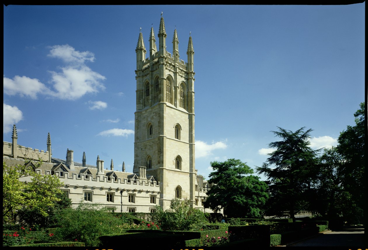 Velká věž, Magdalen College, Oxford, stavba 1492-1509 od Unbekannt Unbekannt