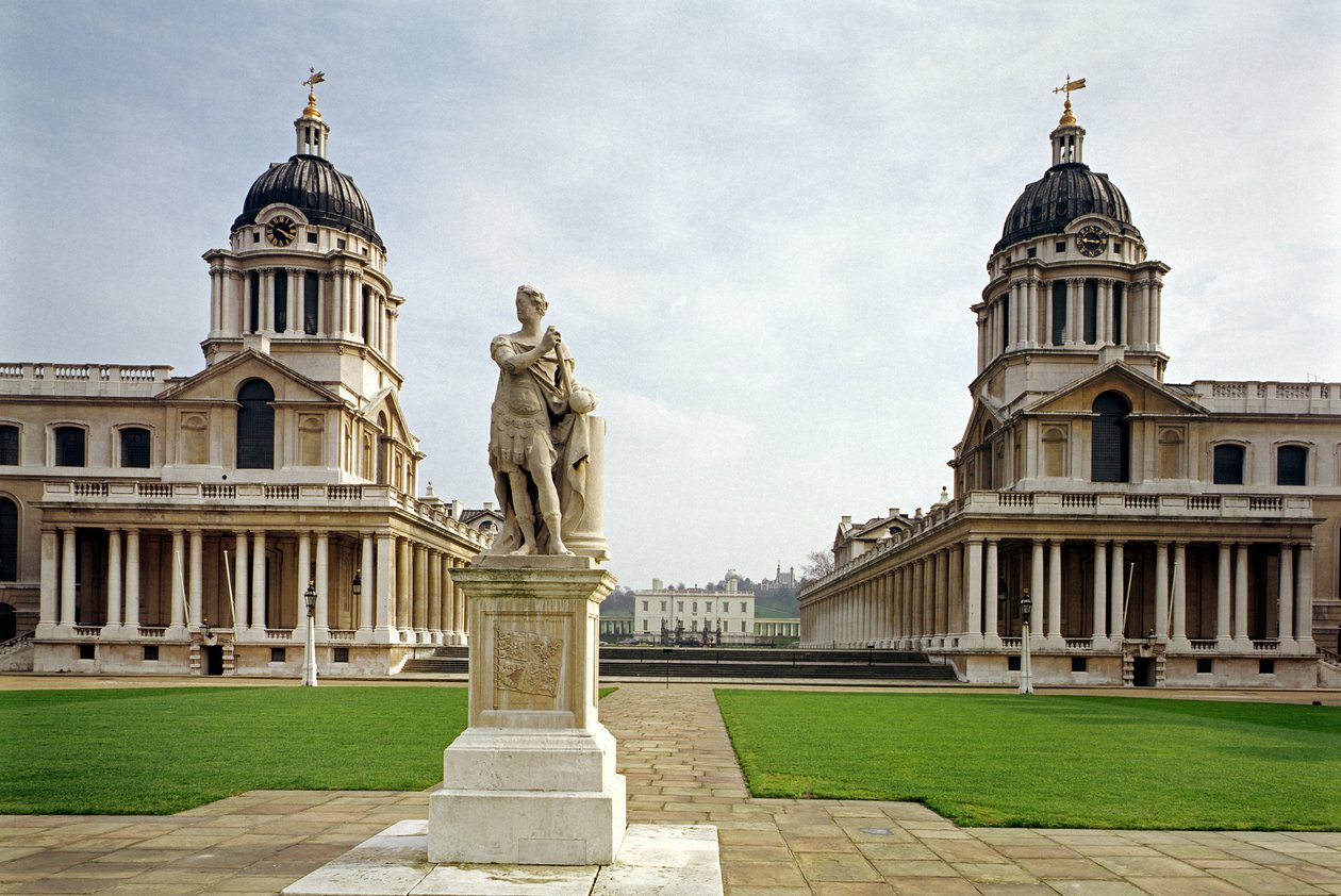 Old Royal Naval College postavil Sir Christopher Wren (1632-1723) Greenwich, Londýn, Velká Británie od Unbekannt Unbekannt