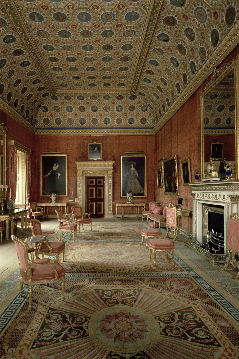 The Red Drawing Room, Syon House, Middlesex (viz také 24620) od Unbekannt Unbekannt