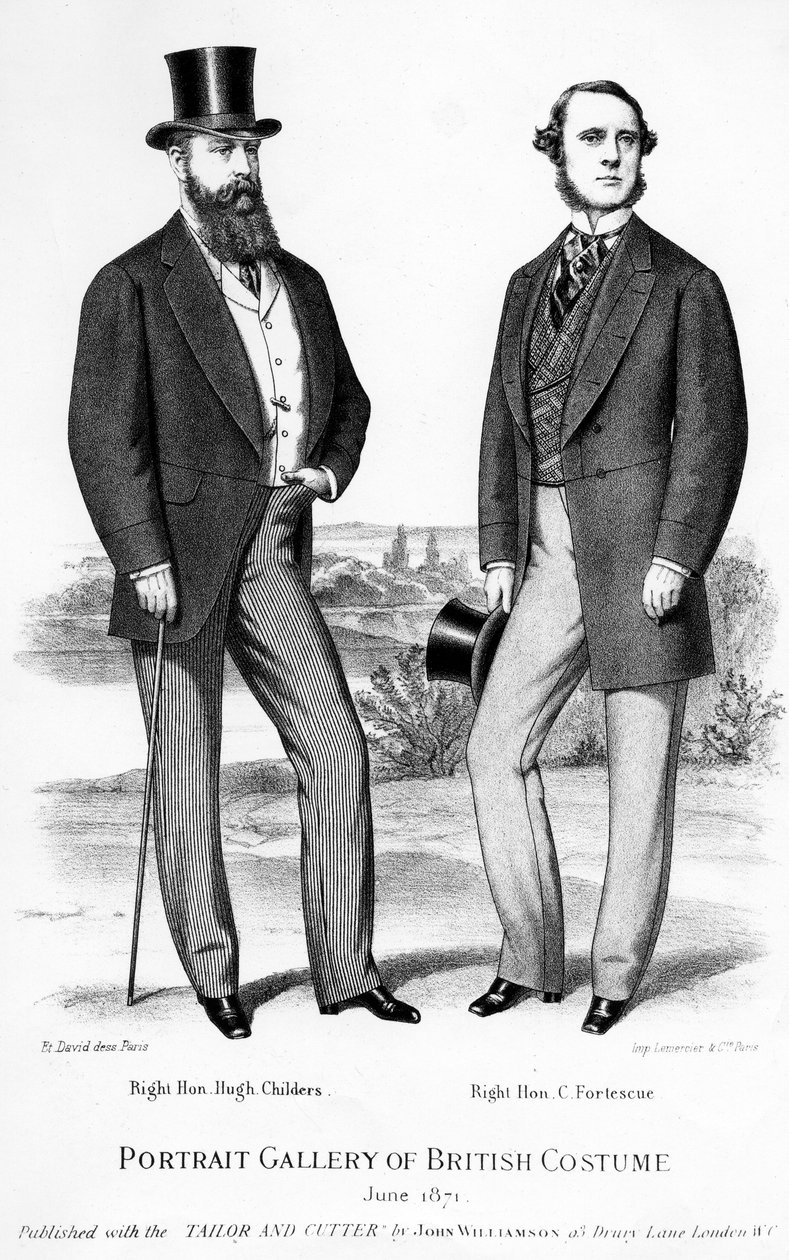 Správný Honza. Hugh Childers a pravý Honza. C. Fortescue, 1871 od Unbekannt Unbekannt