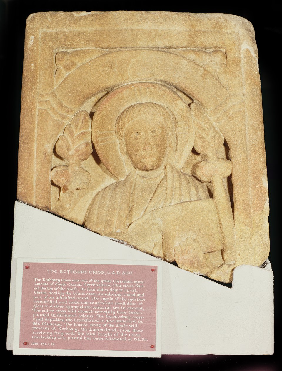 The Rothbury Cross, 800 AD, Anglosas, Northumbria od Unbekannt Unbekannt