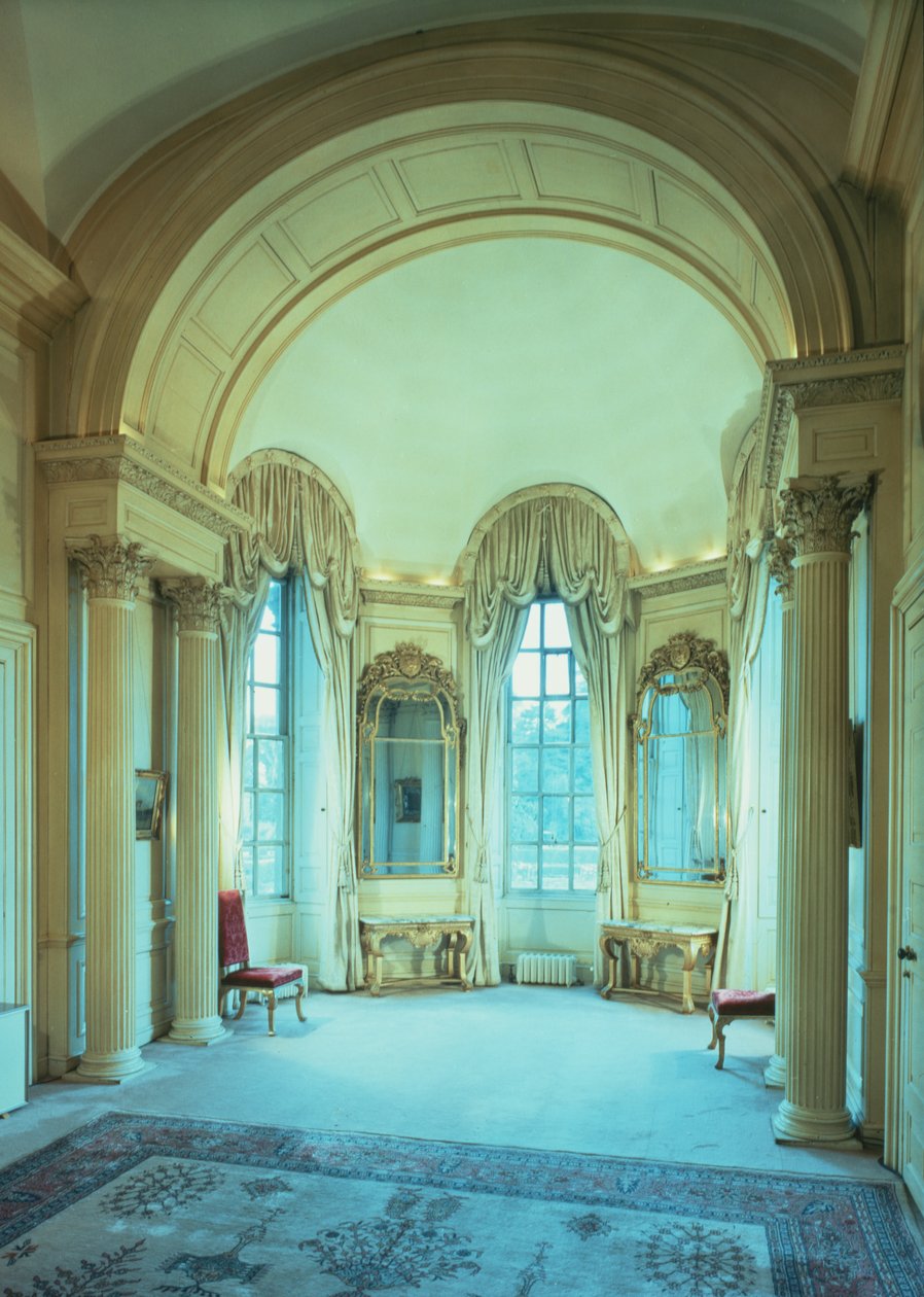 Pohled na místnost s příďou, Blenheim Palace, Oxfordshire od Unbekannt Unbekannt
