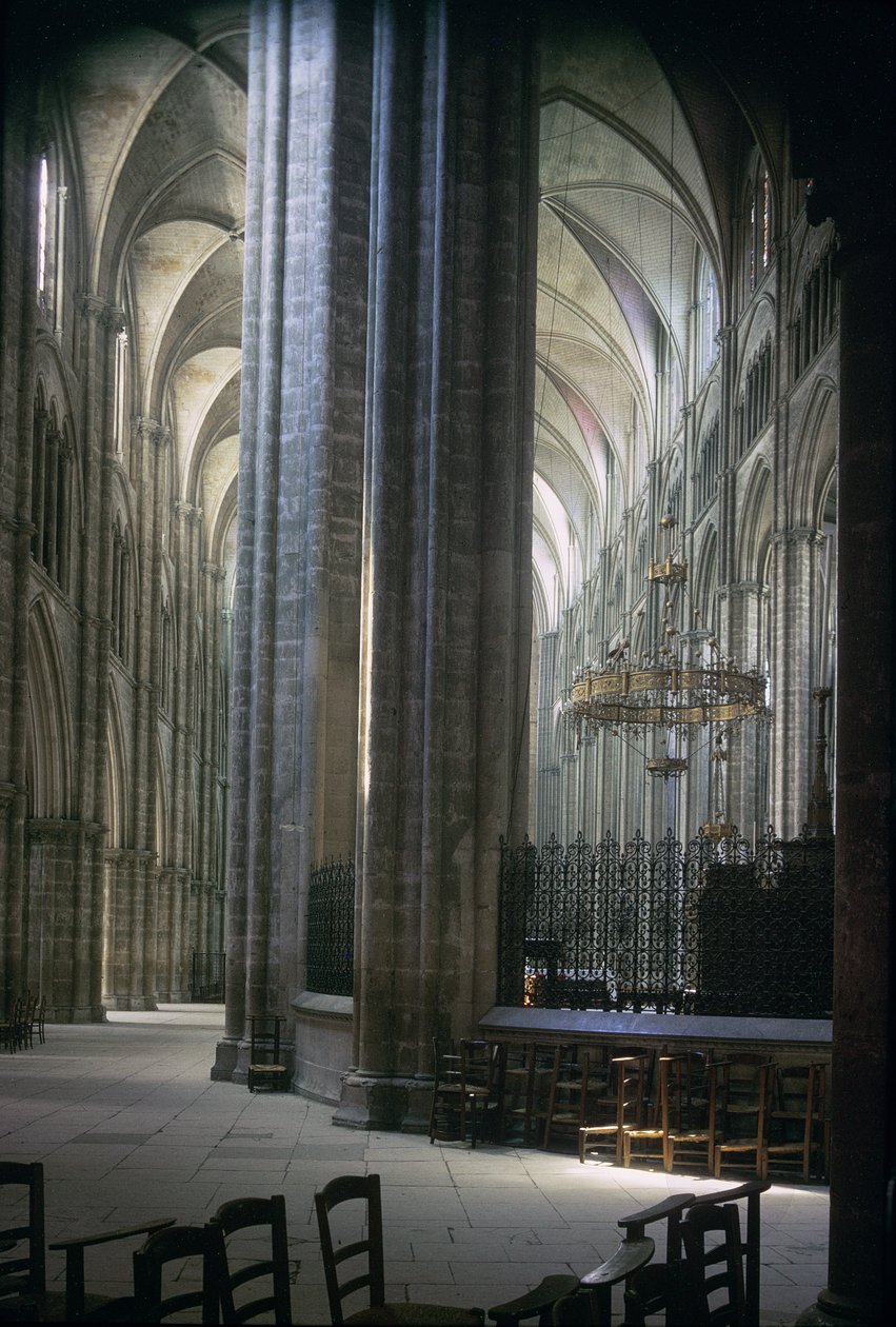 Pohled do interiéru, katedrála v Durhamu, postavená v letech 1093-1289 od Unbekannt Unbekannt
