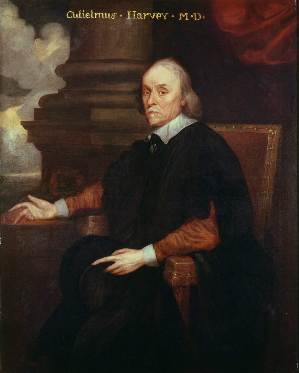 William Harvey (1578-1657) královský lékař, 17. století od Unbekannt Unbekannt