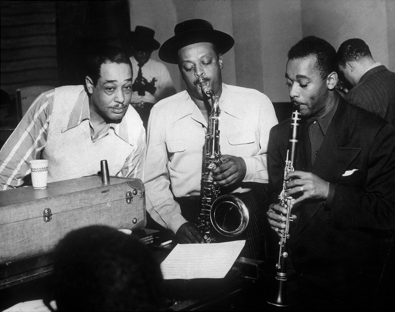 Duke Ellington s Benem Websterem a Jimmy Hamiltonem v Carnegie Hall, 1948 od Unbekannt Unbekannt