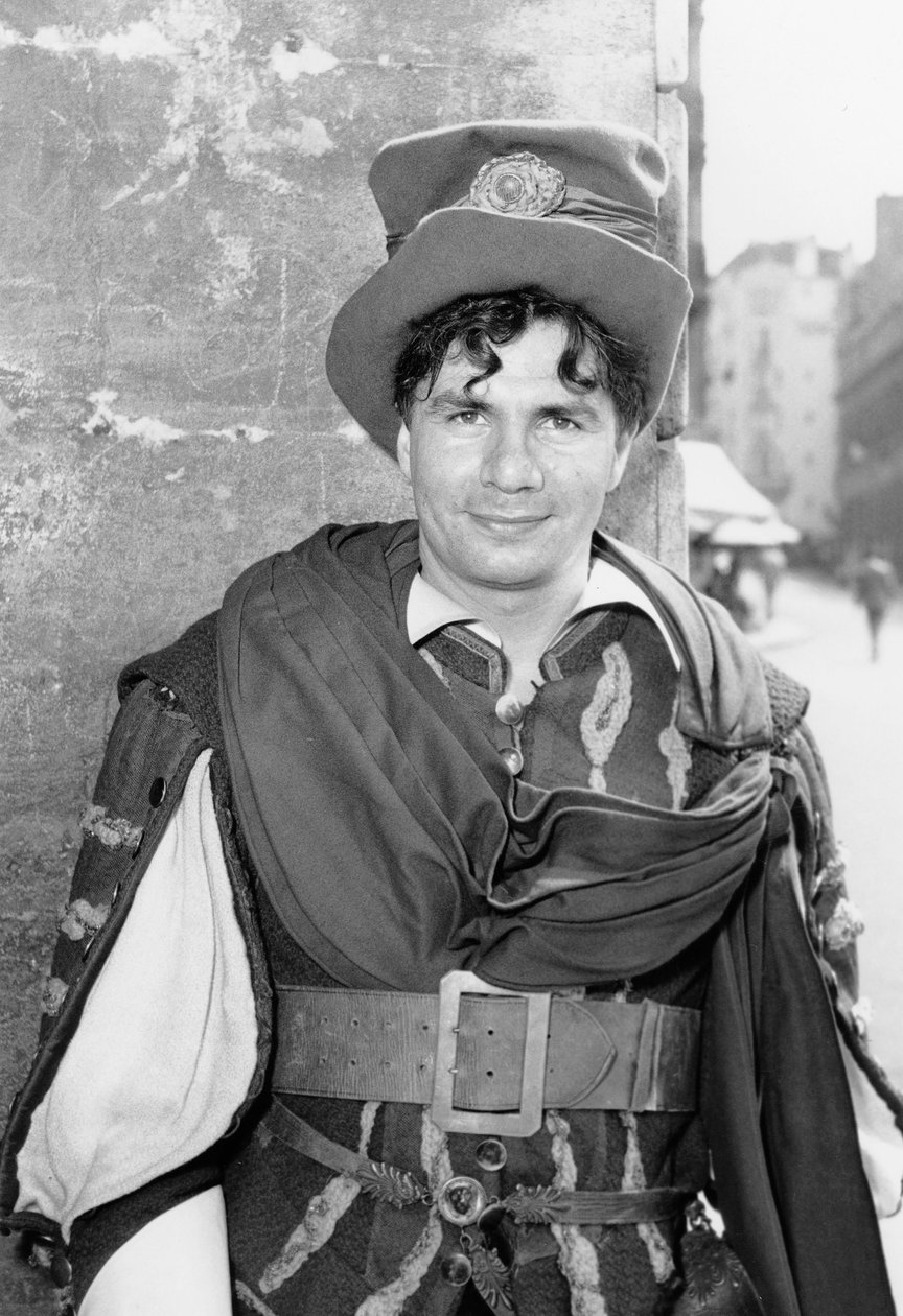 Francouzský herec Michel Galabru na Divadelní konzervatoři v červenci 1950 od Unbekannt Unbekannt