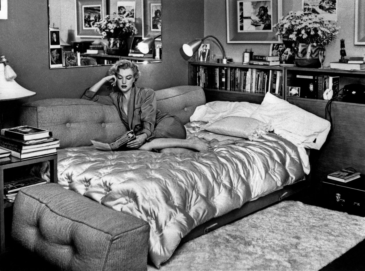 Marilyn Monroe v hotelu Beverly Carlton, kolem roku 1951 od Unbekannt Unbekannt