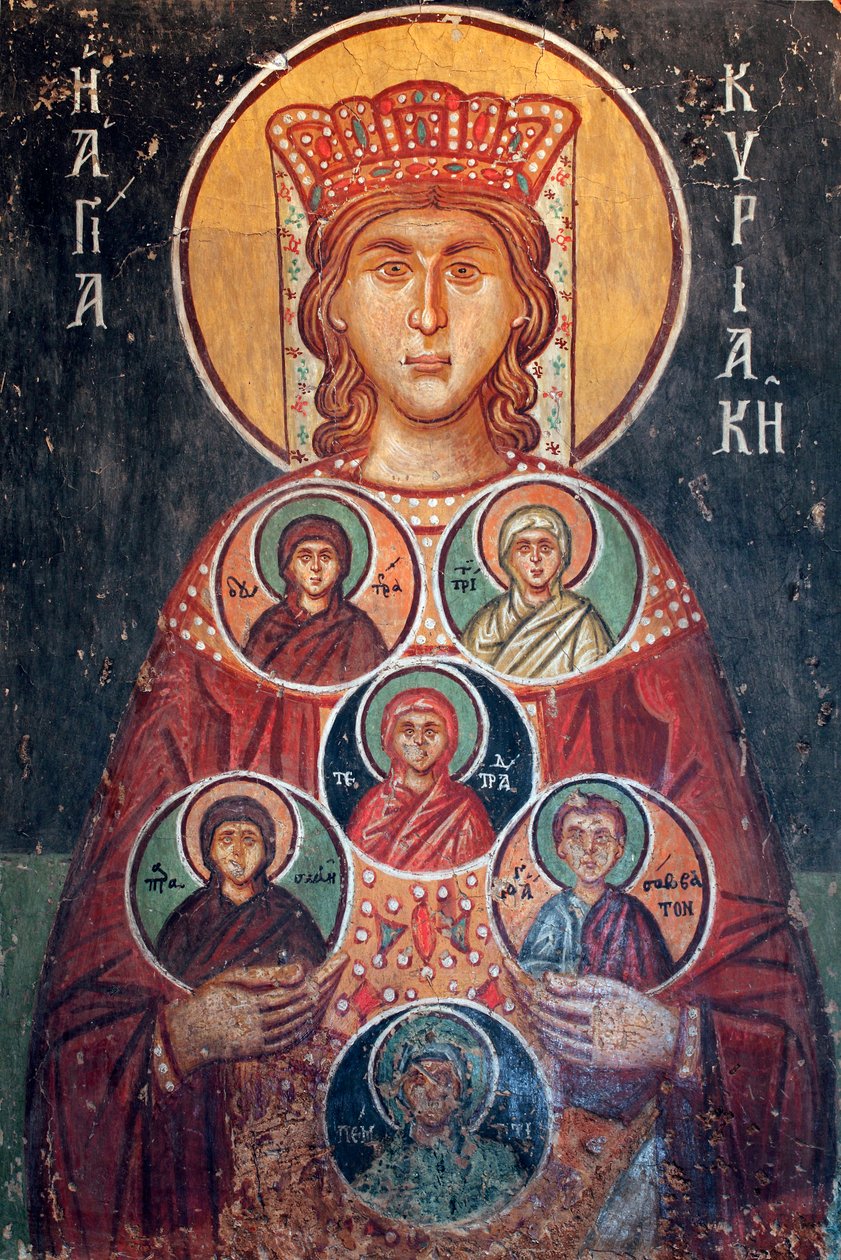 Byzantská freska z 15. století od Unbekannt Unbekannt