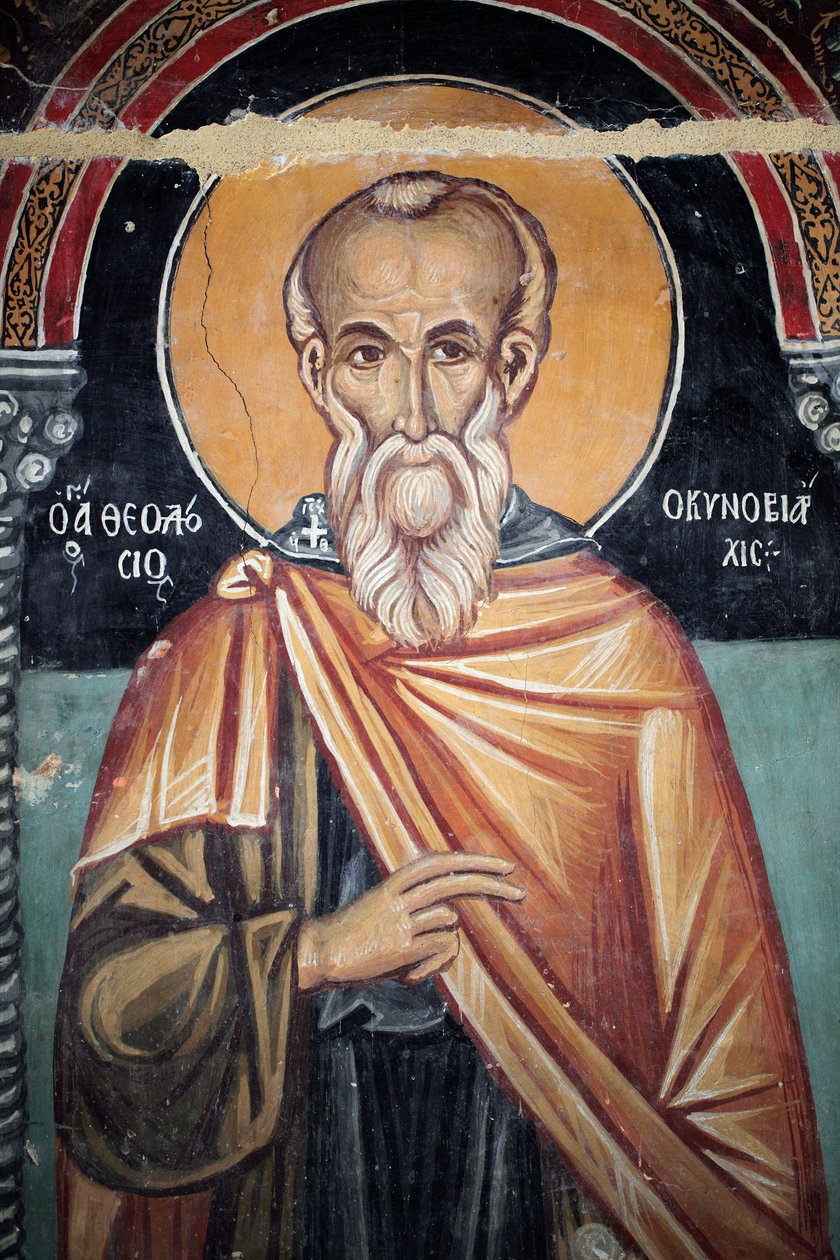 Byzantská freska z 15. století od Unbekannt Unbekannt