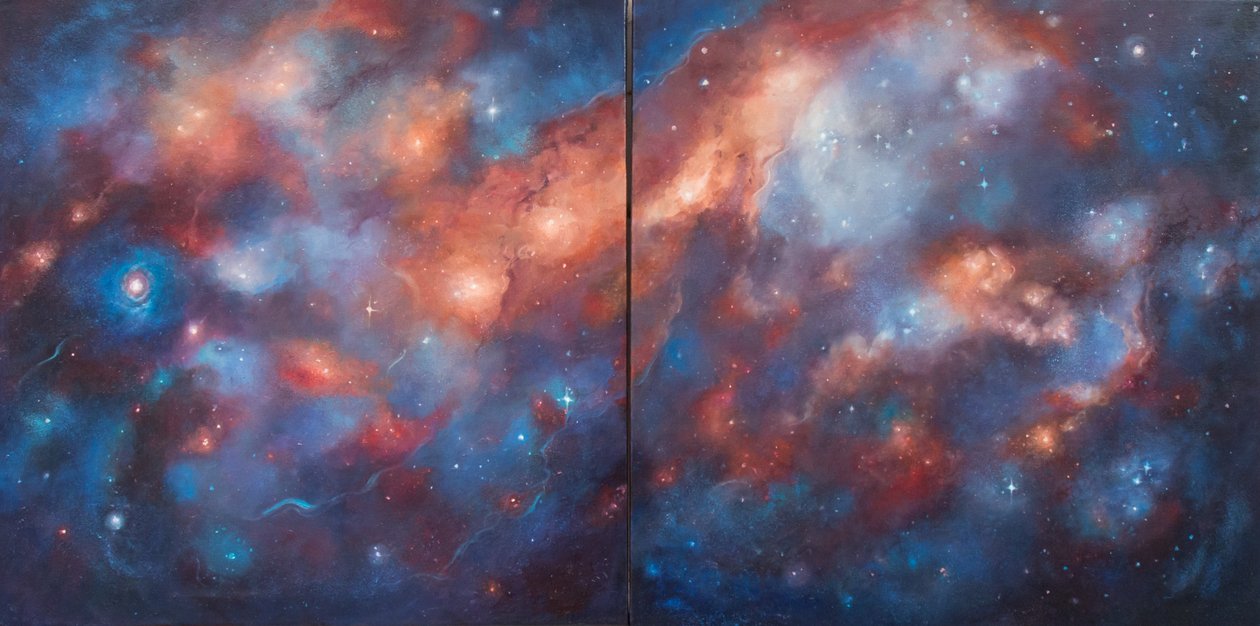 Kosmos I a II, 2017, od Unbekannt Unbekannt
