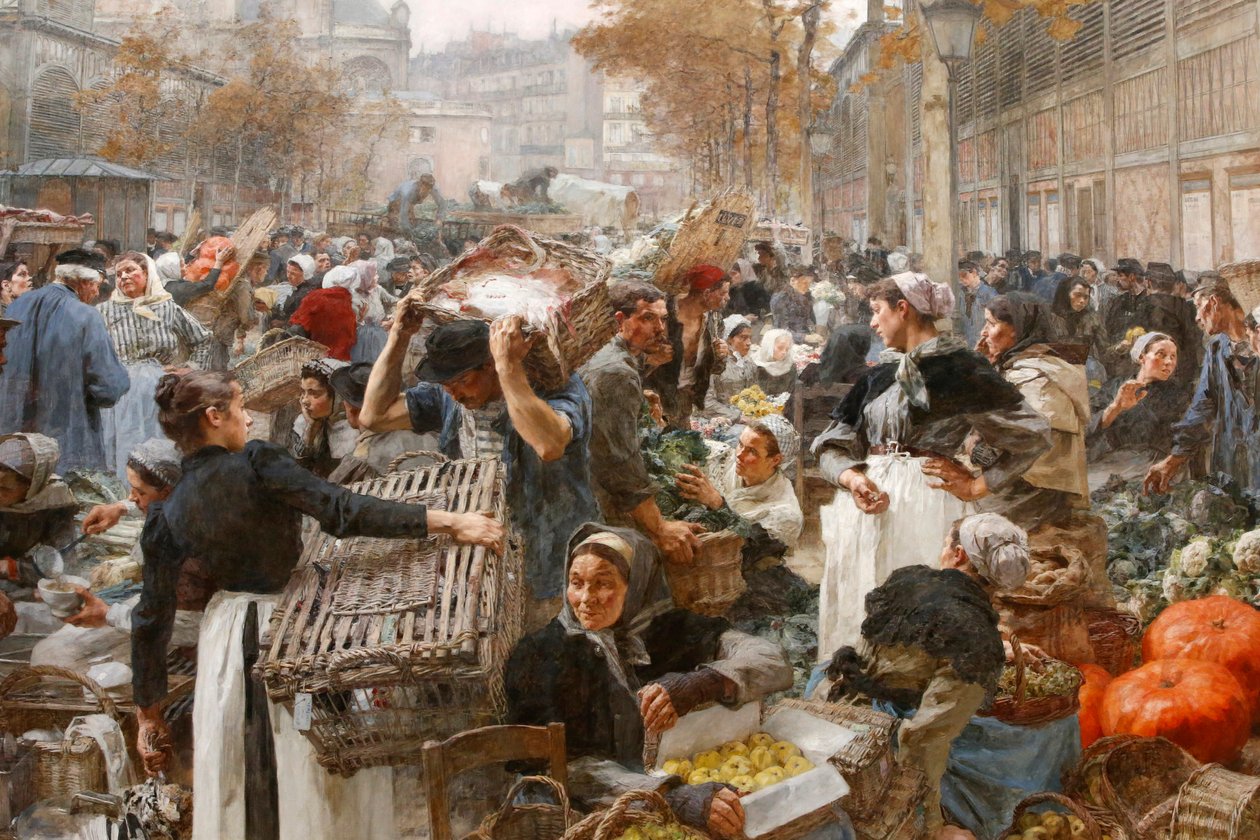 Leon Lhermitte, Les Halles od Unbekannt Unbekannt