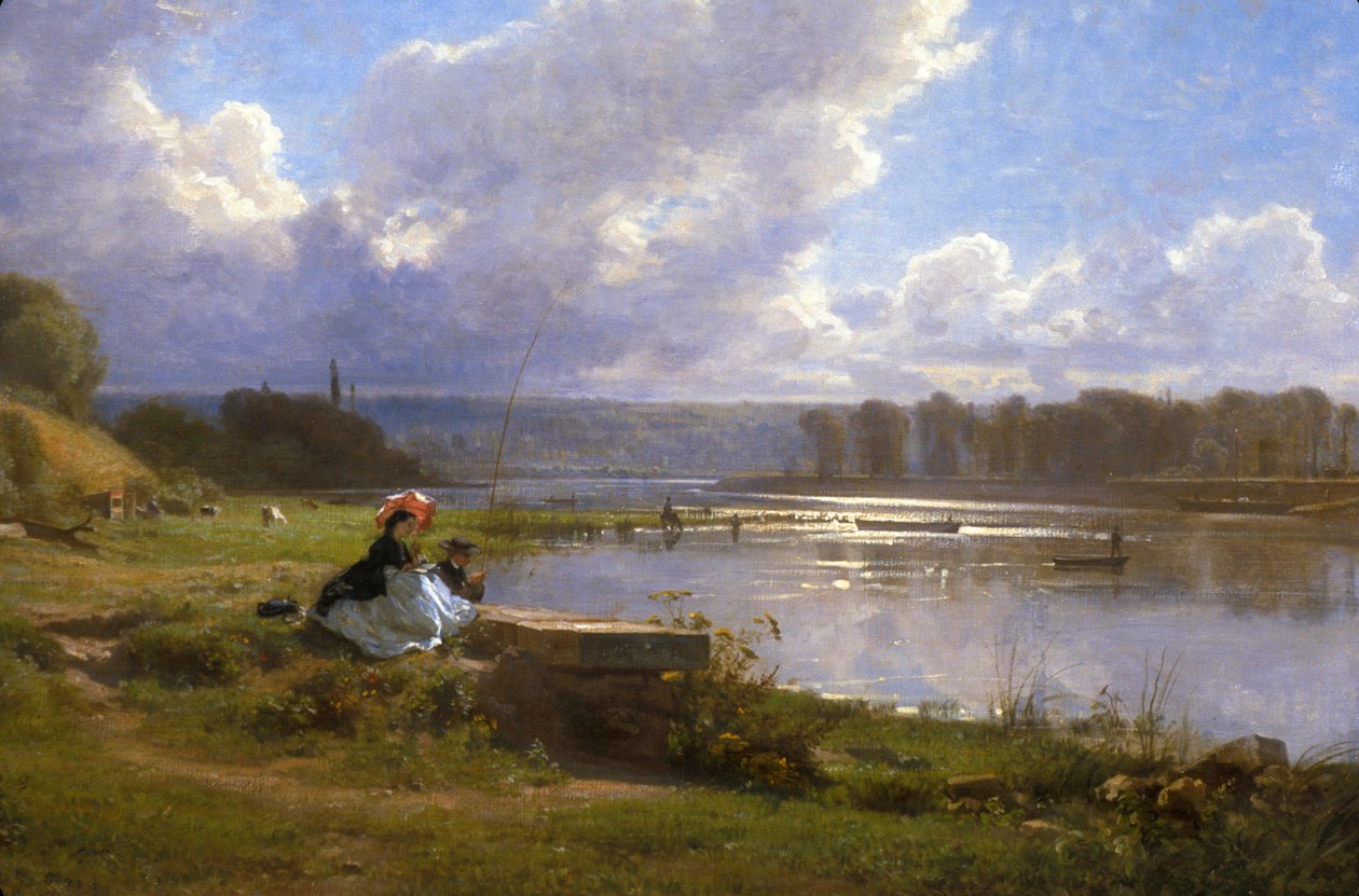 Loire Atlantique N* 094 - Nantes/Musee des Beaux Arts - "" Au bord de l"eau aux environs de Paris"" - od Francoise Louise Francaise od Unbekannt Unbekannt