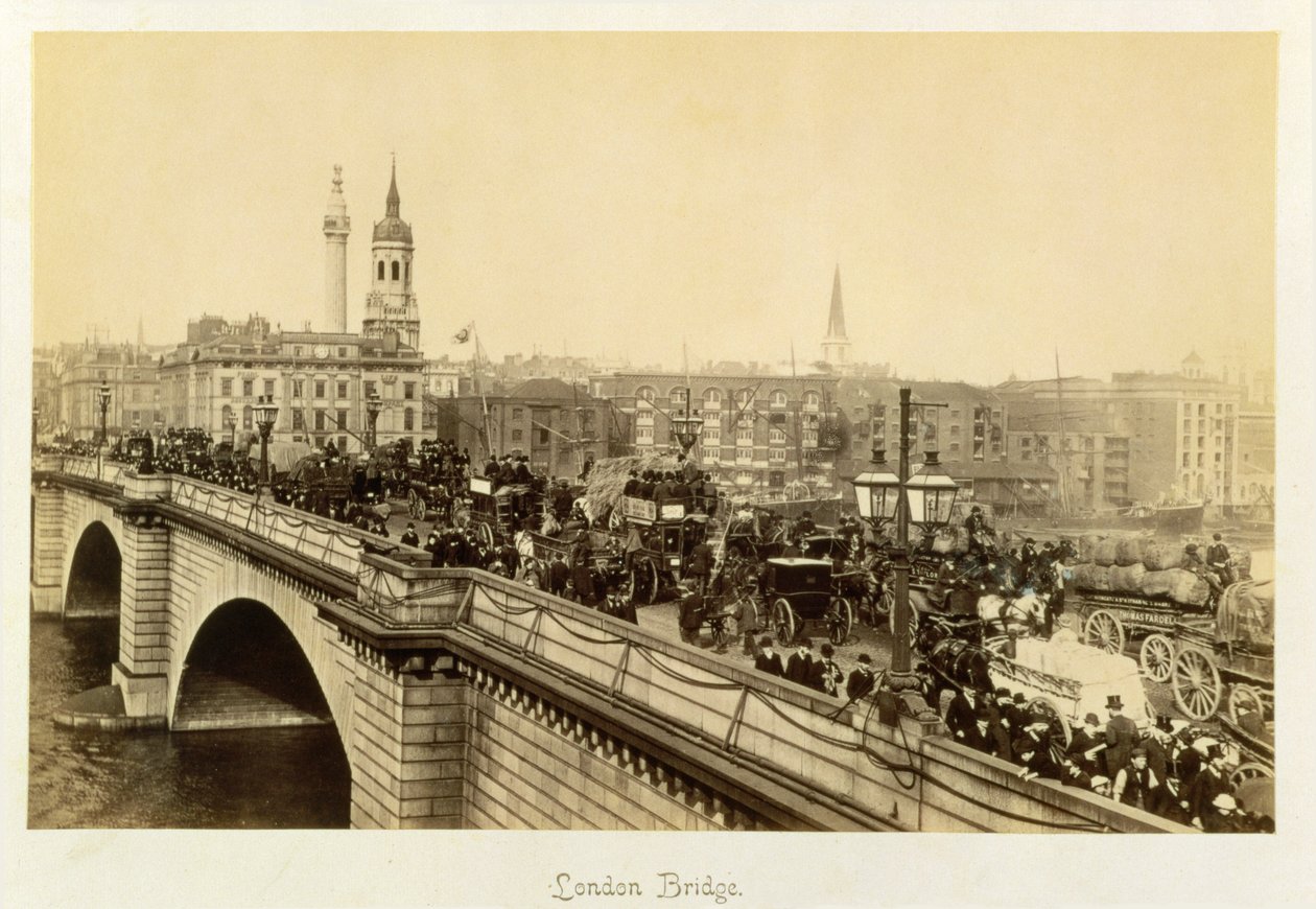 London Bridge, kolem roku 1880 od Unbekannt Unbekannt