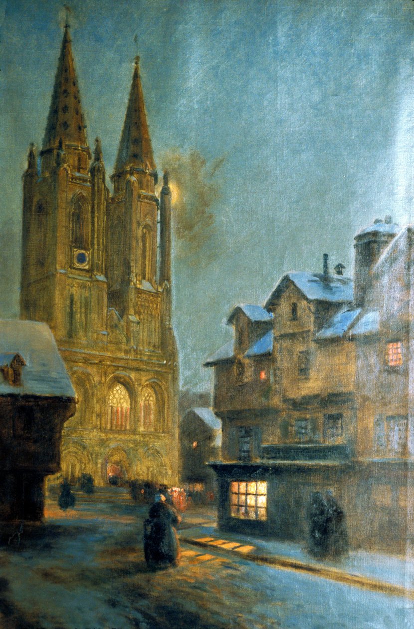 Manche N* 074, Musee de St Lo, „Church ND de St Lo“, obraz od Maurice Orange od Unbekannt Unbekannt